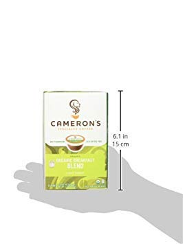Cameron's Coffee Organic Breakfast Blend Single Serve Pods, 12 Count, 4.33 Ounce (Pack of 6)