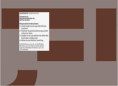 Amazon Brand - Solimo Coffee Pods, Dark Roast, Compatible with Keurig 2.0 K-Cup Brewers, 24 Count