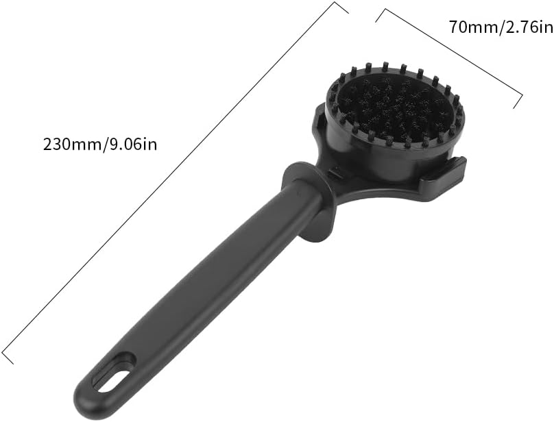 Espresso Coffee Machine Cleaning Brush Espresso Group Head Brush Detachable Nylon Bristles Espresso Machine Cleaning Bristle for 51mm Grouphead