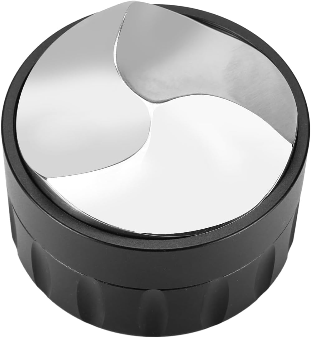 51.35mm Gravity Coffee Distribution Tool, Gravity Adaptive Coffee Distributor, Anti-slip Espresso Leveler, Barista Espresso Accessories,304 Stainless Steel base