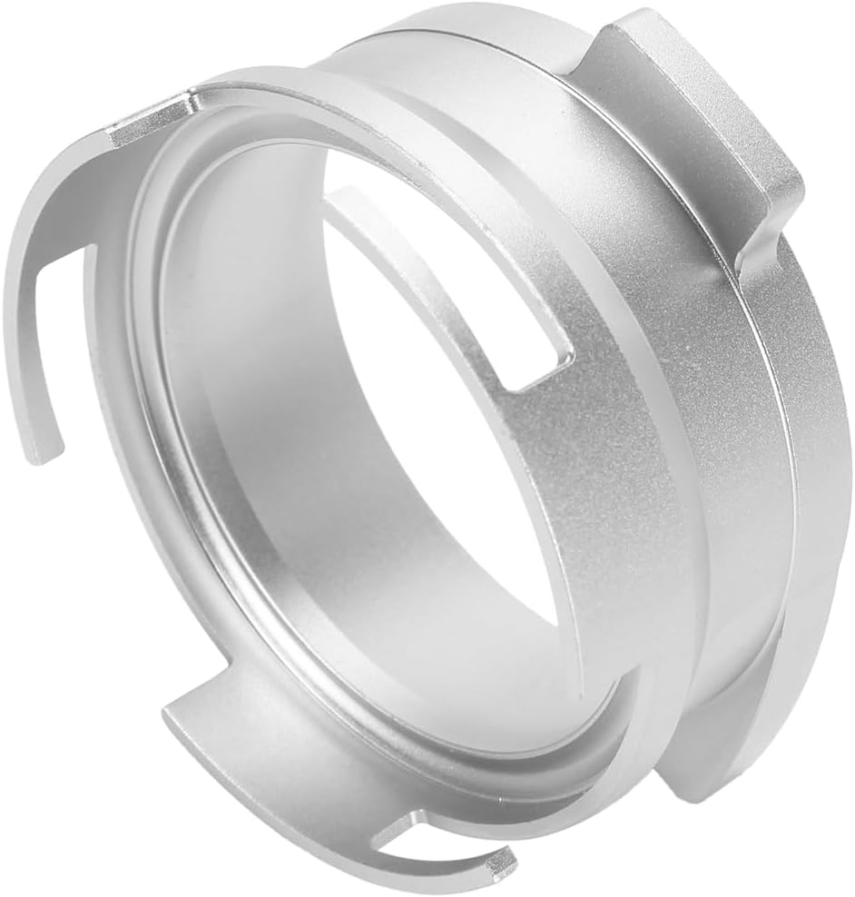 Espresso Dosing Funnel Compatible with Breville/Sage 54mm Portafilter, Aluminum Alloy, Silver