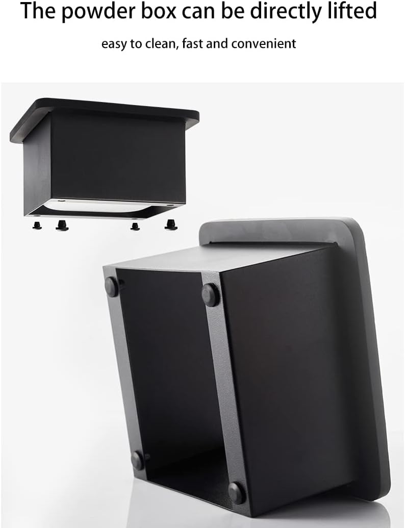 Coffee Knock Box, Stainless Steel Dump Bin Espresso Knock Box for Coffee Grounds with Removable Non-Slip Base Shock-Absorbent for Knocking Portafilter Filter Grinds (S)