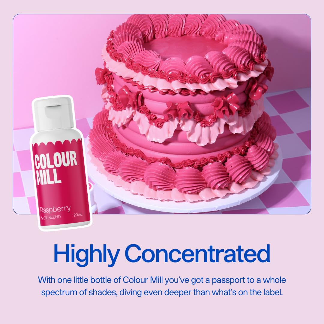 Colour Mill Oil-Based Food Coloring, 20 Milliliters Lavender