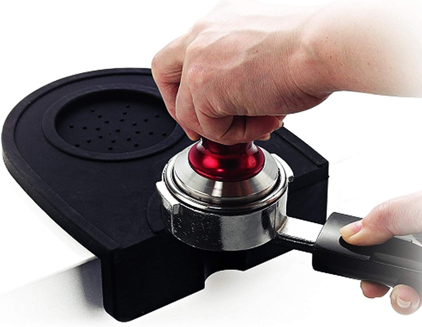 Coffee Tamper Mat Silicone Corner Tamping Mat (Small)