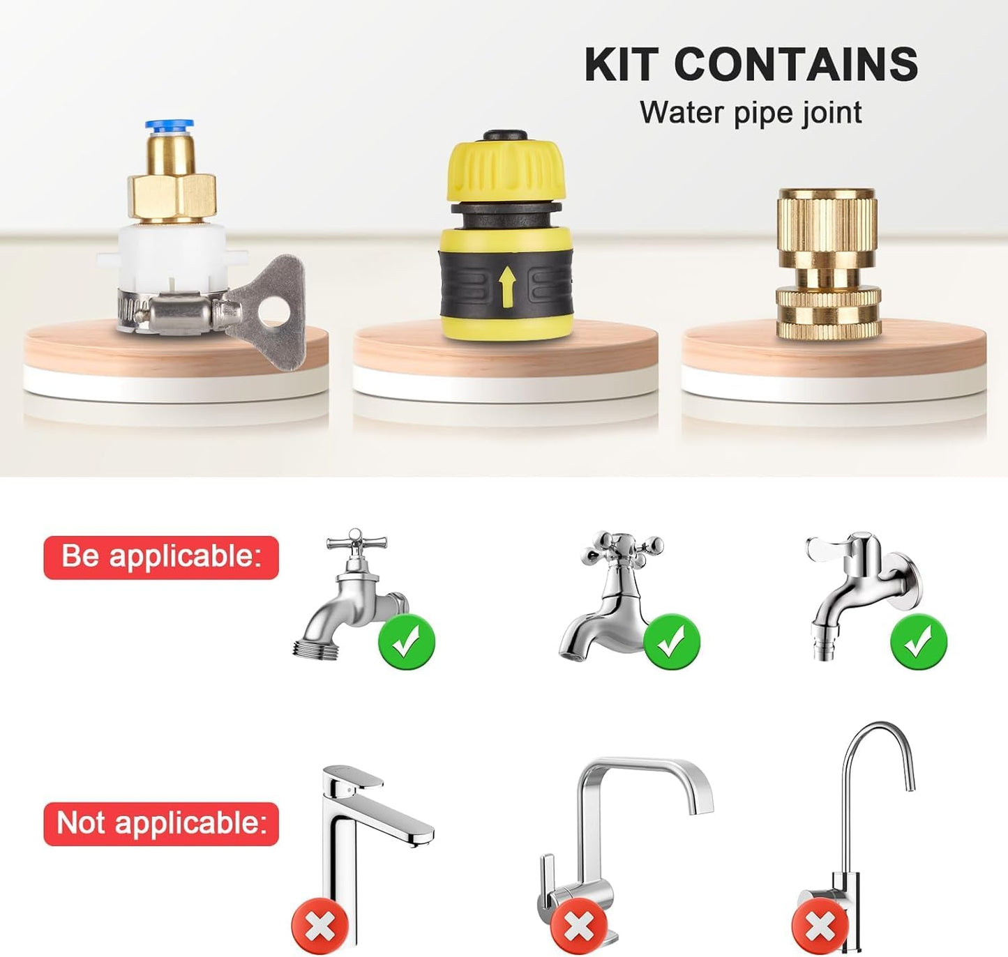 35ft Water Fed Pole Kit, Rotatable Solar Panel Cleaning Brush & Squeegee, 2 Dusting Brushes, Extendable Black Lightweight Pole for Roof Window