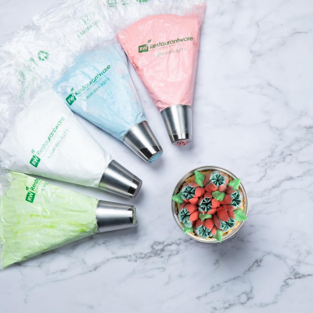 Restaurantware-Russian Piping Tip, 1 Flower Cake Decor Piping Tip - #56, Corrosion-Resistant, Stainless Steel Decorating Tip For Frosting, Dishwashable, Decorate Cupcakes, Cakes, or Cookies