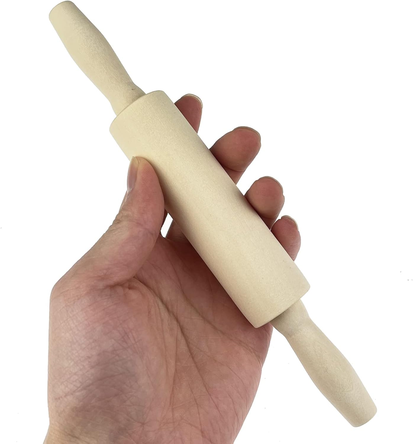 24 Pack Wood Small Rolling Pin for Kids, 7.9 Inch Kids Rolling Pin for Home Kitchen (24)
