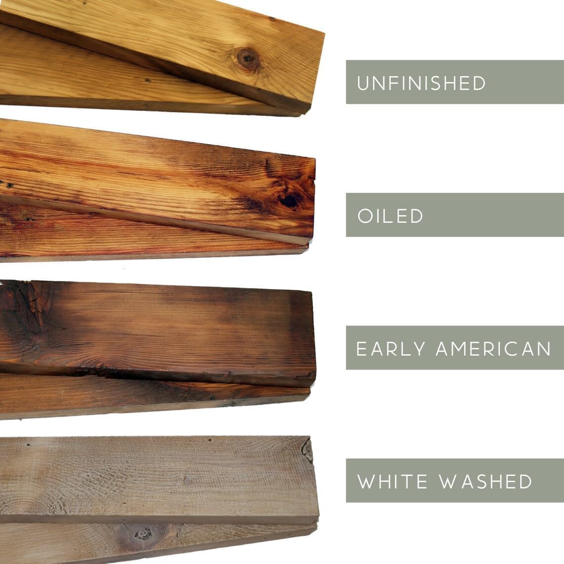 Modern Timber Craft Reclaimed Wood Fireplace Mantel Shelf | Solid Rustic American Barnwood with Steel Floating Shelf Brackets | 2.75" Thickness | 84" L x 10" D, Unfinished, Planed and Sanded