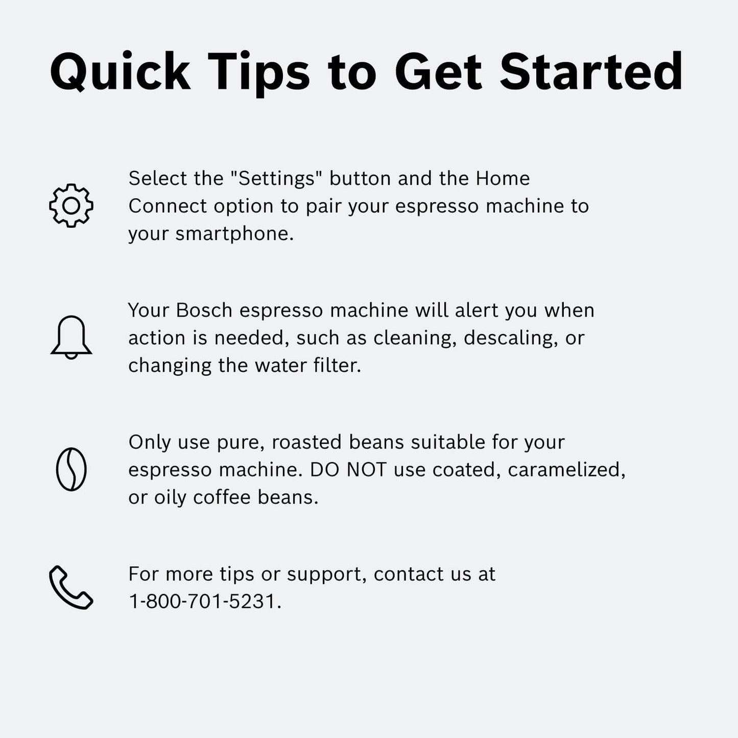 Bosch 800 Series Fully Automatic Espresso and Coffee Machine – 36 Drinks with Coffee World, Cold Brew, Double Cup, Integrated Milk Container, Smart Features, in Stainless Steel TQU60703