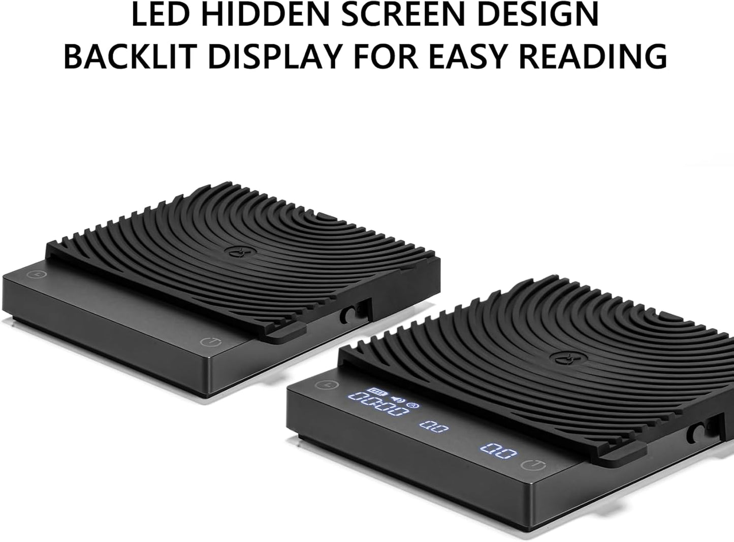 TIMEMORE Basic Mini Coffee Scale, Multifunction Electronic Espresso Scale, Weigh Digital Drip Cone Scale with Timer, Ultra Thin and LightMini Digital Food Kitchen Scale for Baking, Cooking