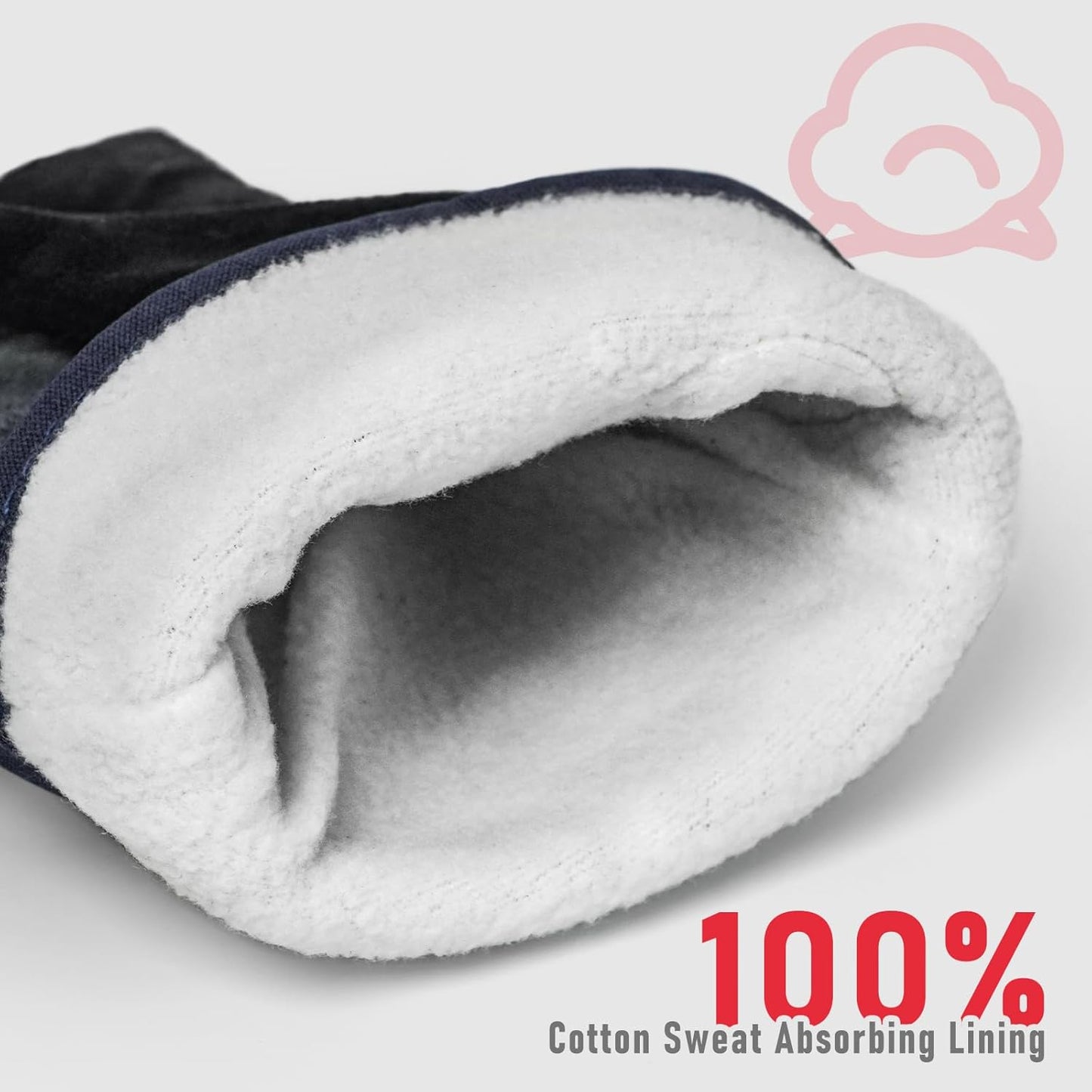 YESWELDER Leather Work Gloves for Men or Women,Suitable for welding | gardening |construction etc. Cowhide leather with cotton lining, wrist closure, grippy and durable.Reinforced palm,Black-gray L