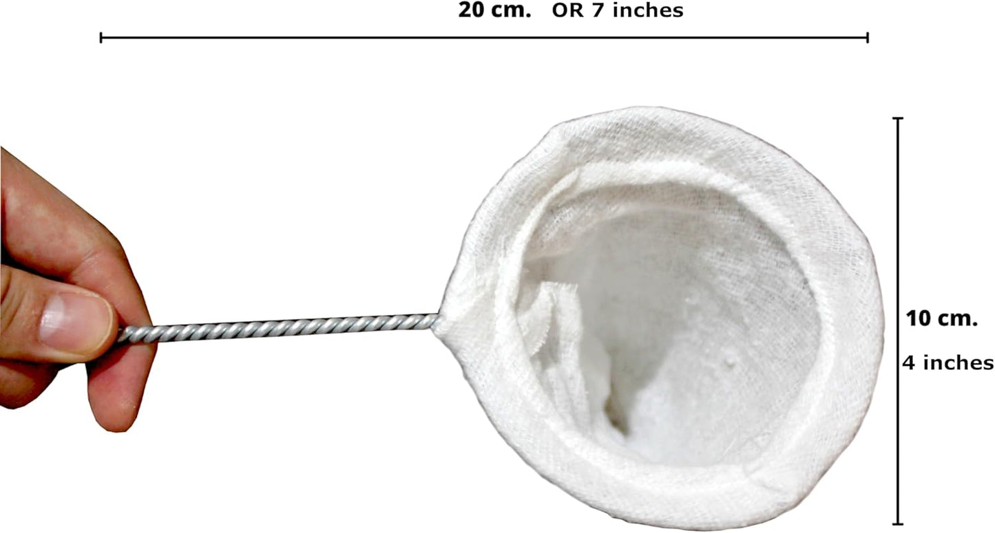 Filter for coffee and tea. Flannel Cloth Coffee Filter. Easy to use filter made for those who enjoy drinking coffee in the traditional ranch style.