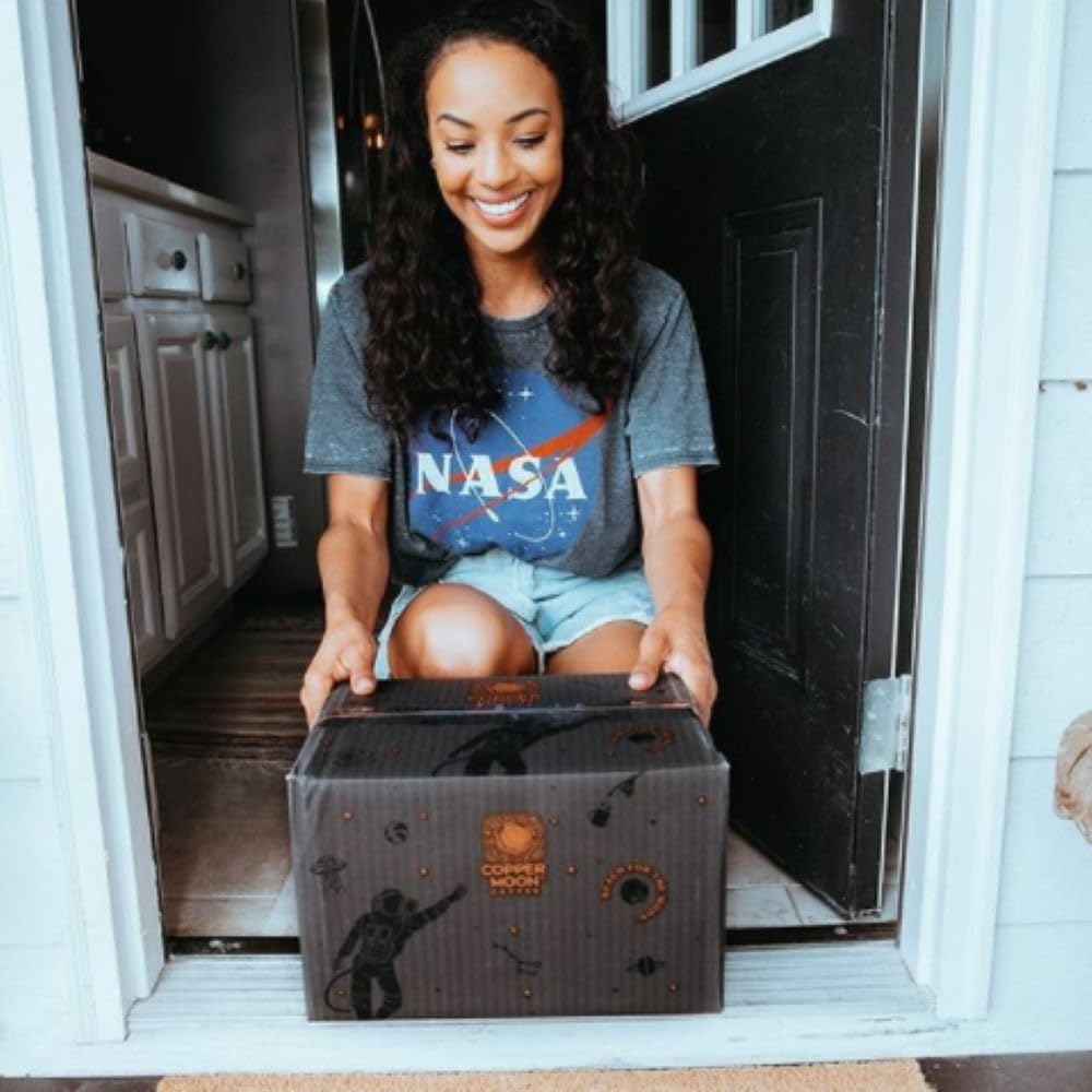 Copper Moon Single Serve Coffee Pods for Keurig K-Cup Brewers, Light Roast, Bean Me Up Blend, 12 Count