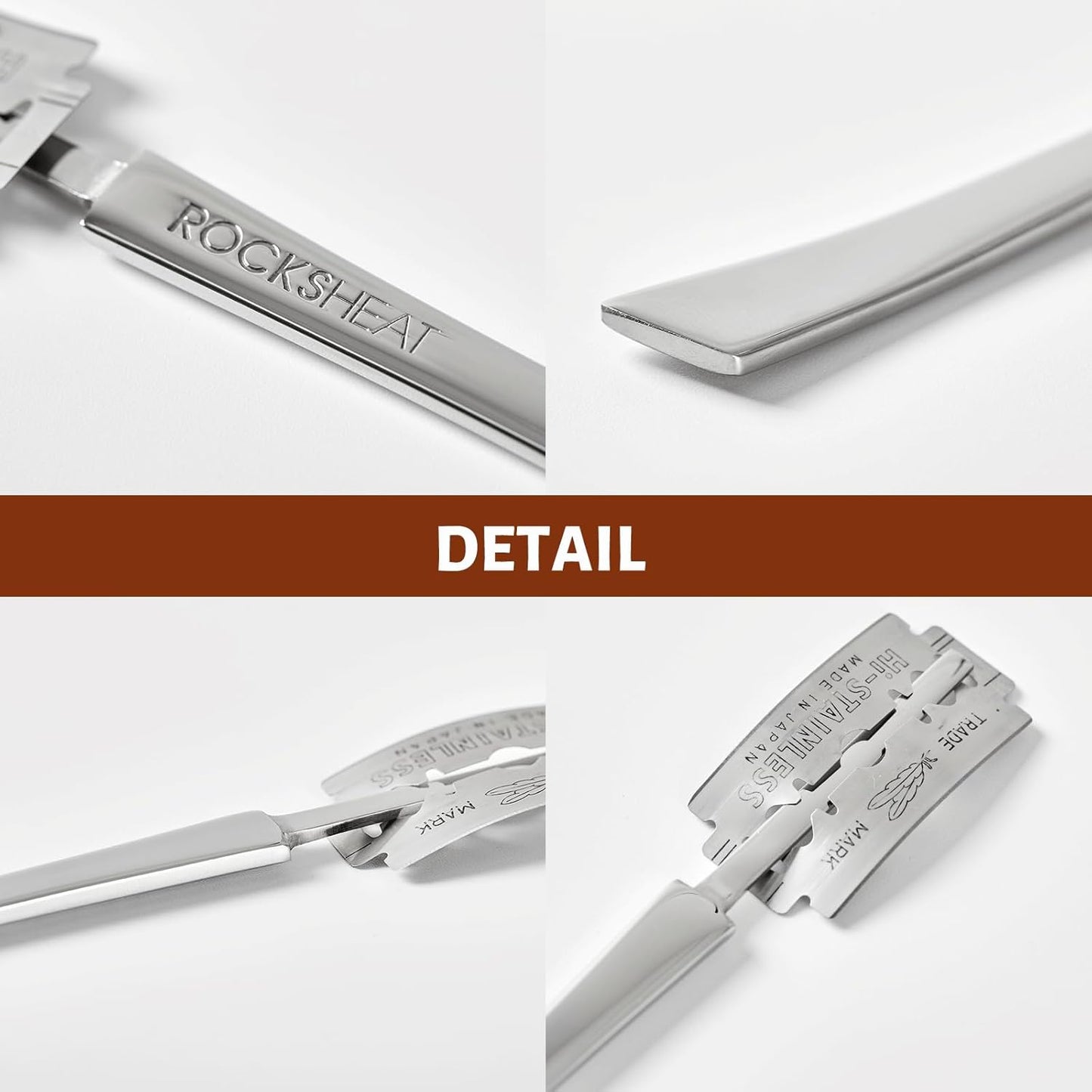 Bread Lame Dough Scoring Tool, Stainless Steel Scoring Knife with 5 Feather Blades, Sourdough Scoring Tool for Bread Baking, Baking Tool for Baking Beginners