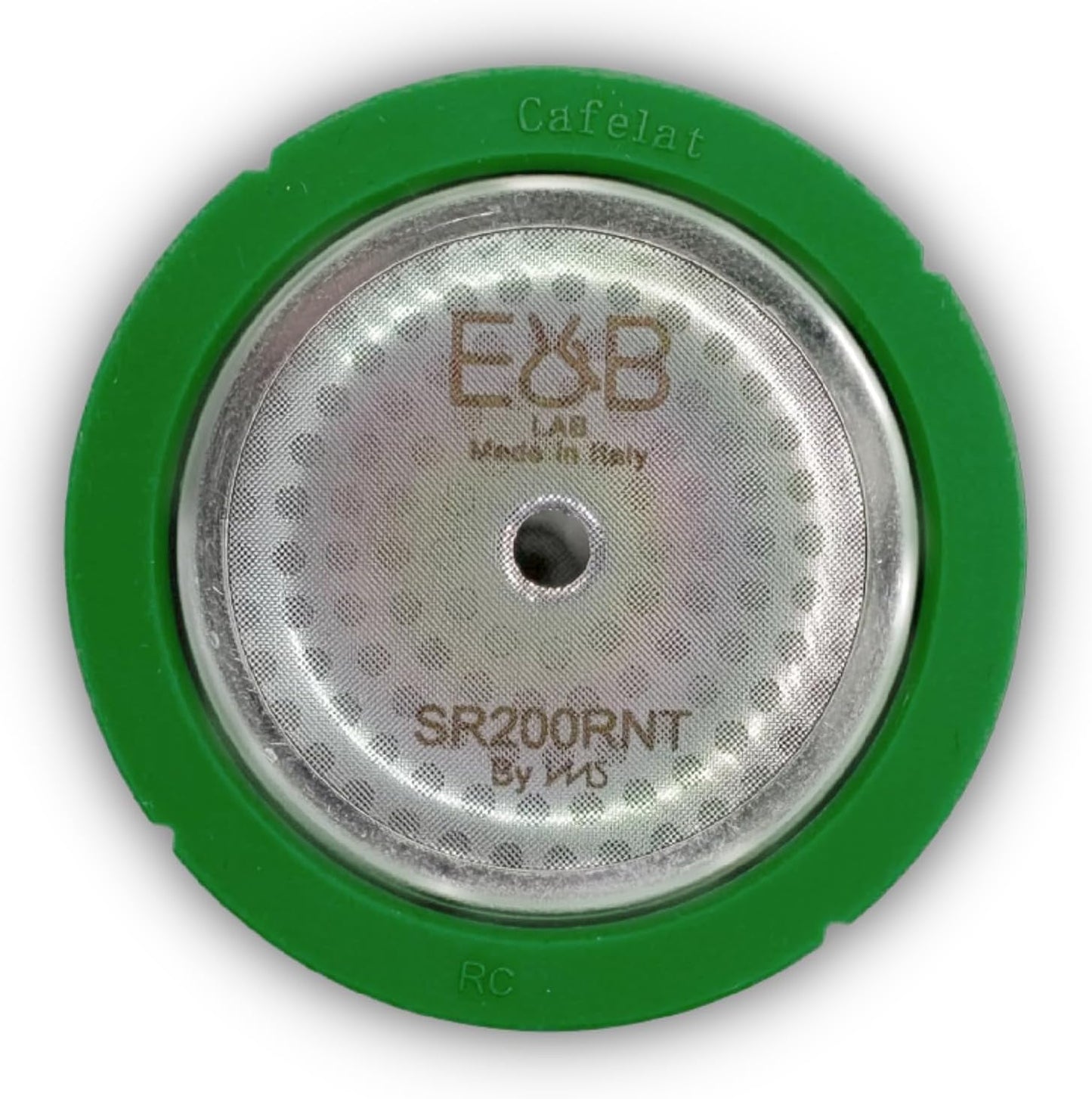 Custom Tune Up Kit 3in1 for Rancilio Silvia. IMS Nanotech Reinforced Screen SRT200NT, Cafelat Gasket - Green, Flat Screw