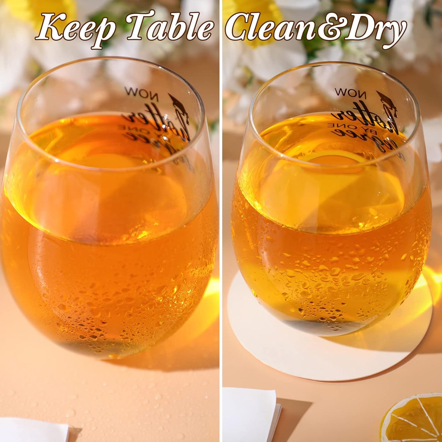 TaoBary 600 Pcs Disposable Paper Coasters Bulk 1MM, 4 Inch Round Cardboard Coasters Blank for Bar Drinks DIY Crafts Arts Wedding (White)