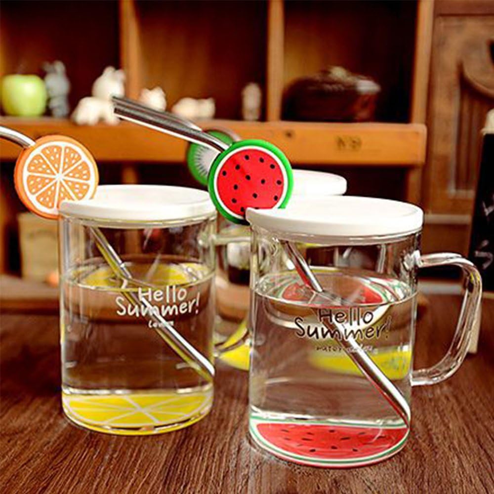 25 Piece Set Stainless Steel Straws Long 8.5 Inch Drinking Metal Straws Reusable Drinking Straws for 20 OZ (20 Bent|5 Brushes)