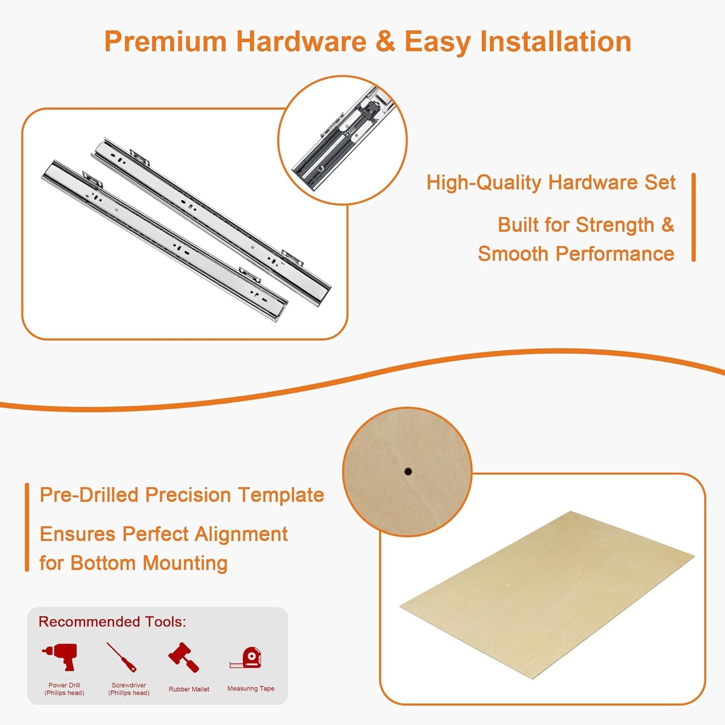 ALINE FURNITURE Pull Out Drawers for Cabinets Birch Wood, 27" W X 21" D Soft Close Slide Out Drawer for Kitchen Cabinets, Pull-out Shelves, Sliding Shelf for Pantry Cabinet Organizer