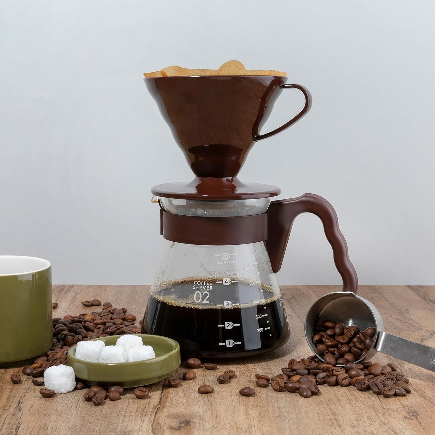 HARFINGTON 2pcs Coffee Scoop Spoon 1tbsp (3tsp, 15ml) 304 Stainless Steel Long Handle Teaspoon/Tablespoon Measuring Spoons Scoops for Tea Sugar Kitchen, Black