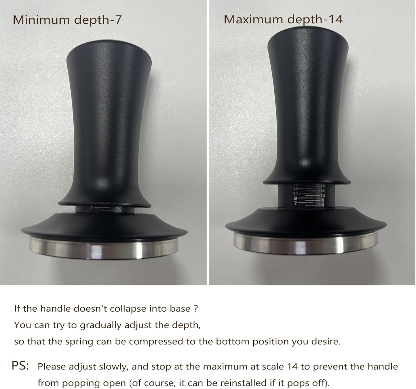 Espresso Accessories Kit 51mm, Coffee Tamper with Spring Loaded Calibration, 316 Stainless WDT Tool with Magnetic Stand and Dosing Funnel Set Fits Espresso Machine Press and 51mm Portafilters