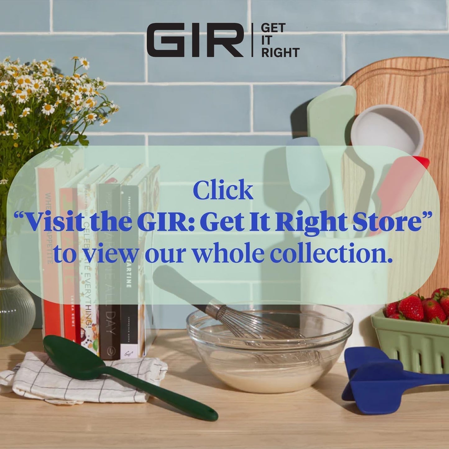 GIR: Get It Right 5-Piece Cooking Utensils Set - Red Silicone Kitchen Utensils - Heat-Resistant & Nonstick Tools - Spatula Set with Spoon, Ladle, Turner & Spoonula