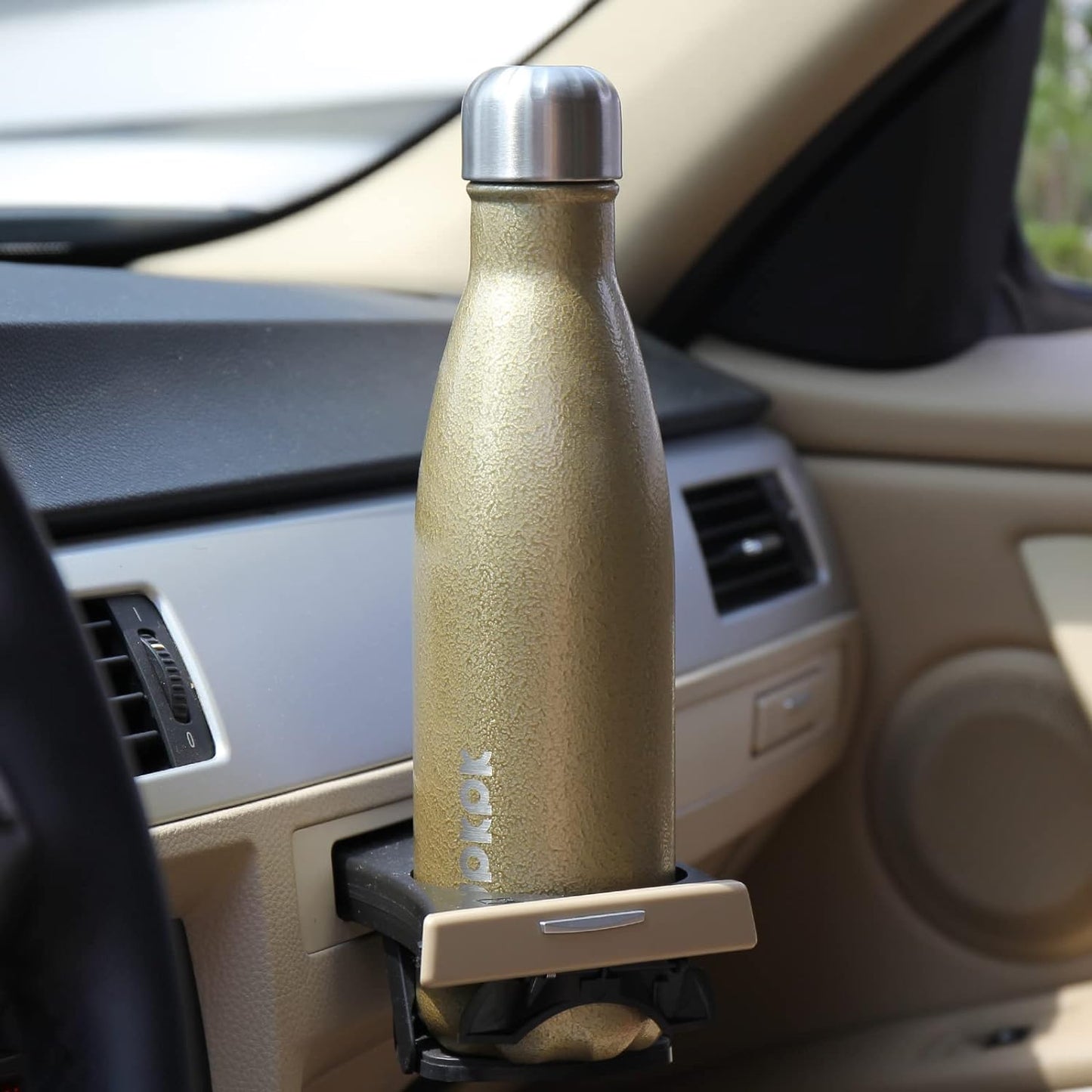 BJPKPK Insulated Water Bottles 17oz, Leak Proof Stainless Steel Water Bottle Keeps Cold for 24 Hours and Hot for 12 Hours,BPA Free,Brick Red