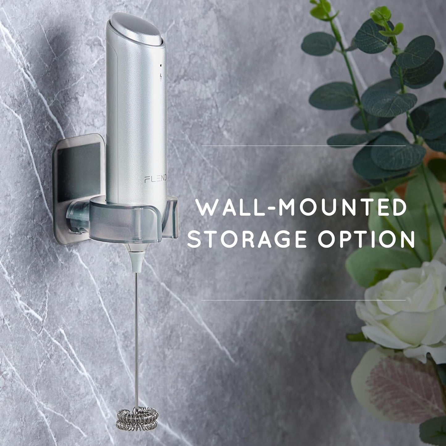 Rechargeable Milk Frother Handheld With USB-C Charging Stand, Electric Drink Mixer, Mini Whisk for Coffee, Matcha, etc