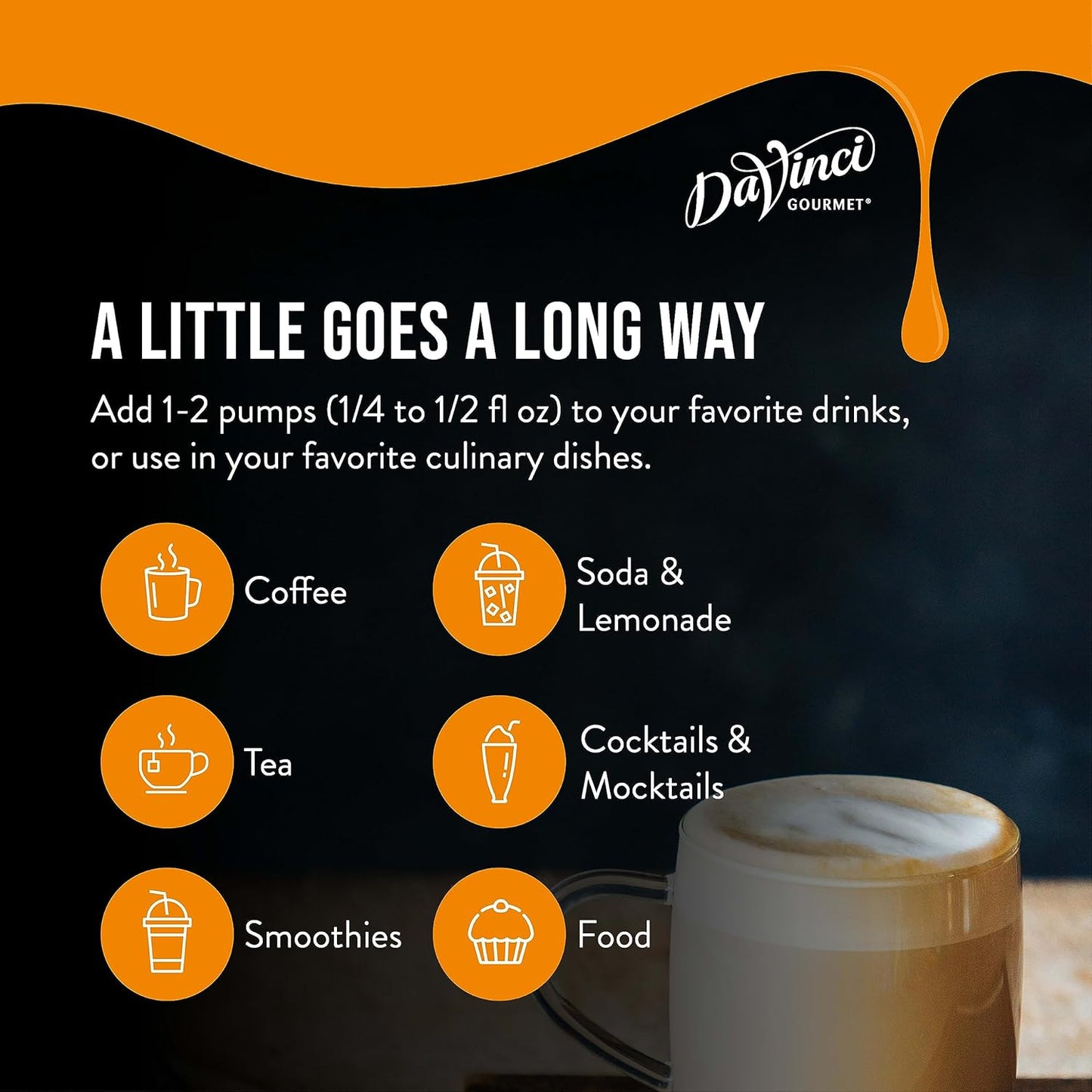 DaVinci Gourmet Classic Apple Syrup, 25.4 Fluid Ounces (Pack of 1)