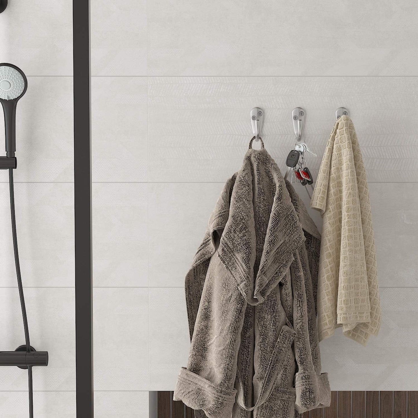 IBosins 15PCS Coat Hooks Wall Mounted Single Prong Robe Hook for Hanging Towel Hooks with 30 Screws for Bags, Hat, Cap, Scarf, Cup (Silvery)