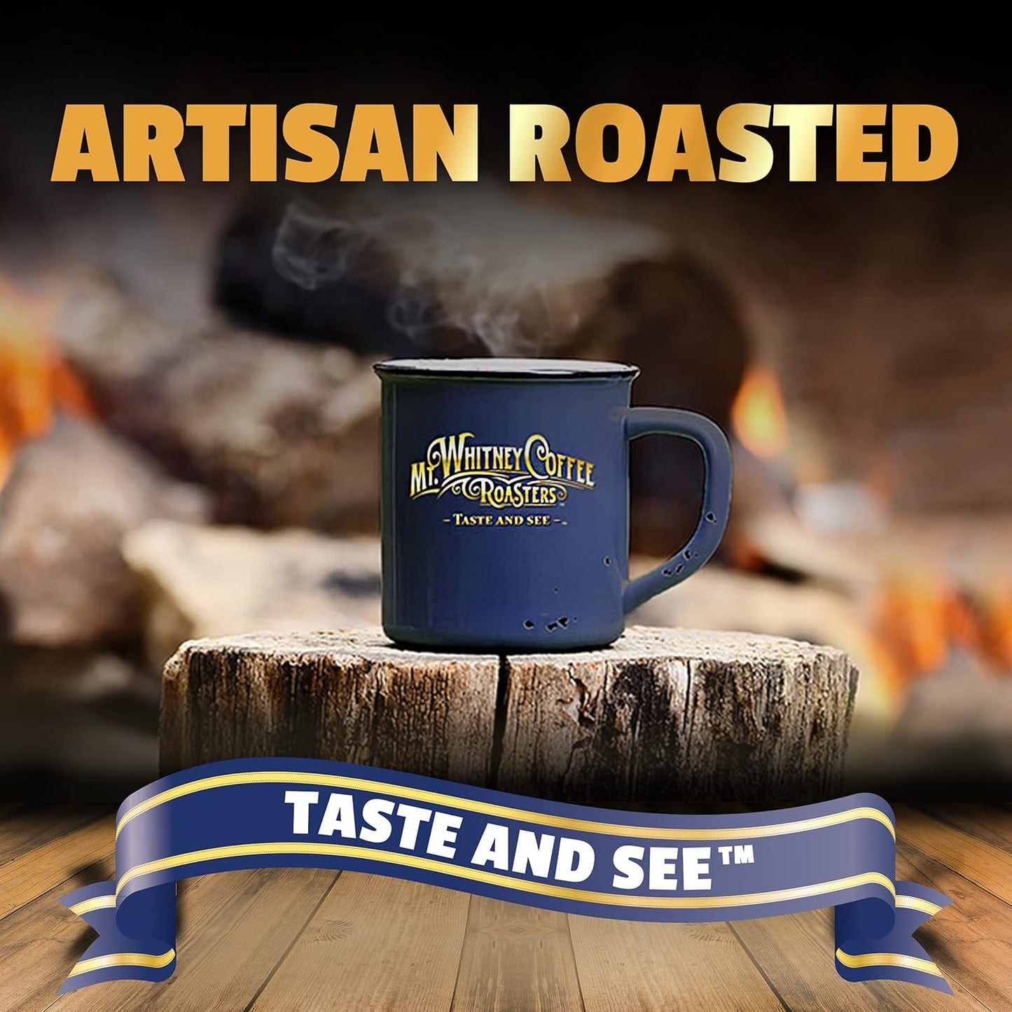 Mt. Whitney Organic French Roast, Dark Roast, Low Acid Coffee (Ground, 2 Lb)