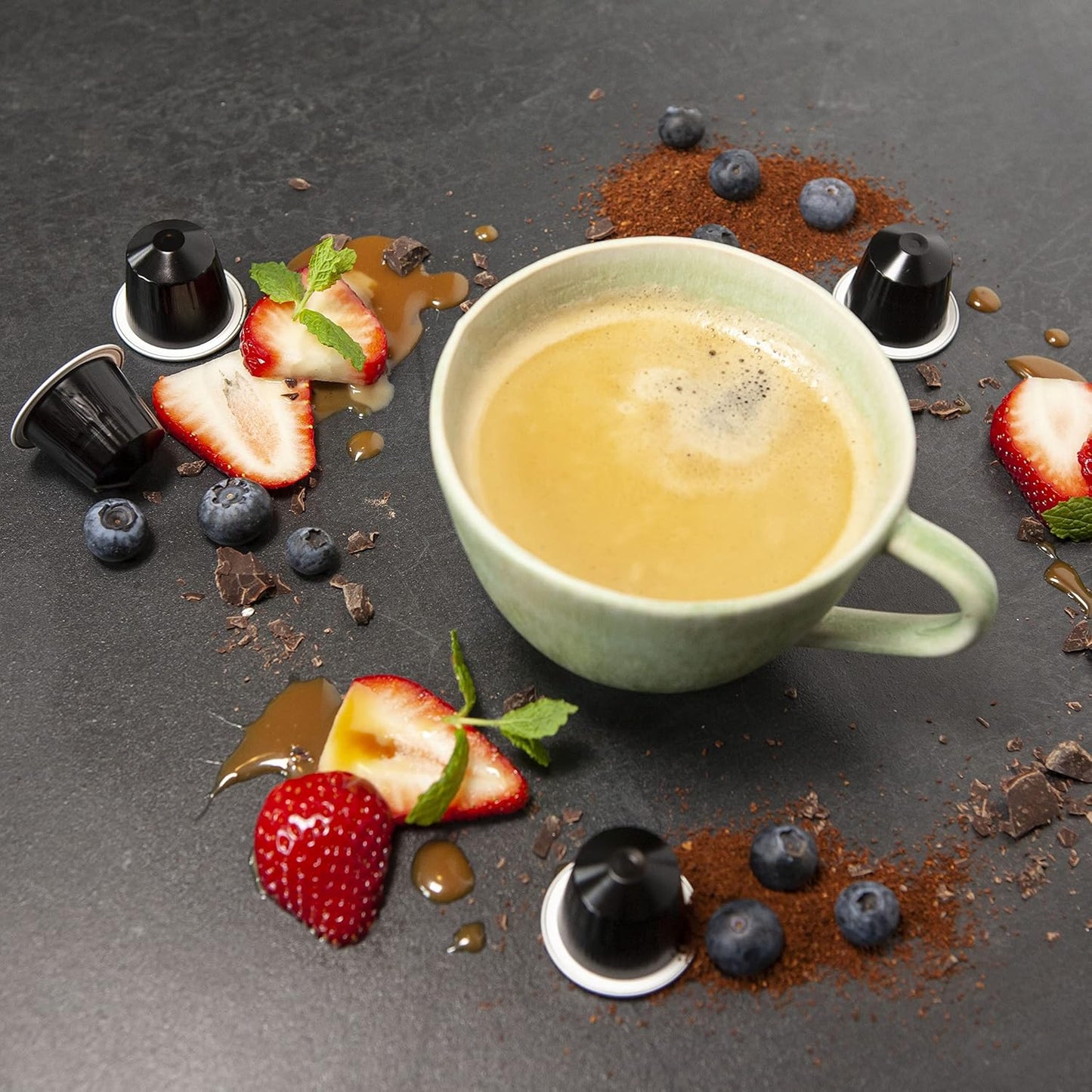 ‘Sumatra’ Organic Italian Espresso for Nespresso | 100 Organic Aluminum Capsules | Single-Origin Dark Roast | 100% Nespresso Compatible Pods | Fairtrade | Package May Vary