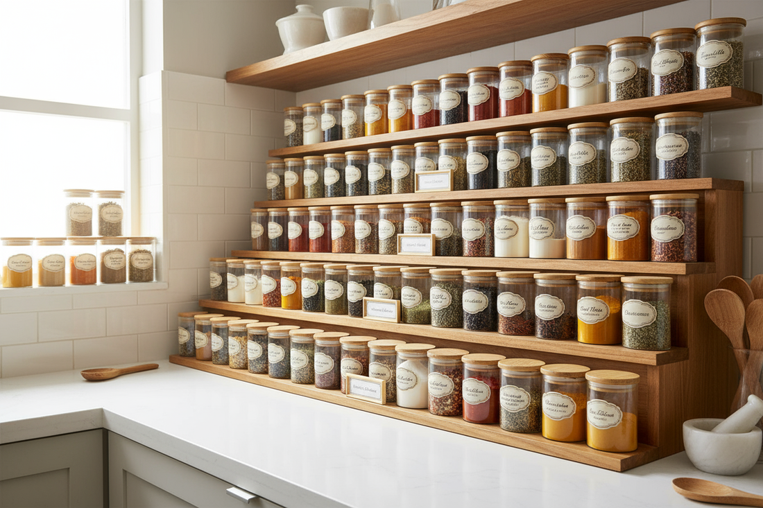 Spice Rack Organization for Faster Weeknight Cooking