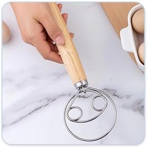 Spartali & Company Versatile 13-Inch Danish Dough Whisk for Sourdough: Essential Sourdough Bread Baking Supplies, Bread Making Tools, and Baking Tools - Whisks for Cooking & Mixing Dough Effortlessly