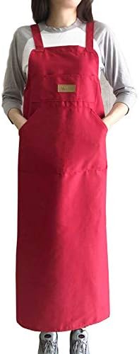 Artist apron/Long apron - Red