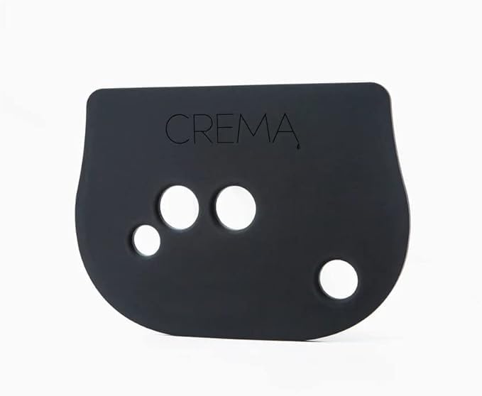 Crema Coffee Tamping Mat for Bambino | Non-Slip Silicone Protection for Countertops & Portafilters | Precision Fit with Drip Tray & Vent Holes | Easy to Clean, Durable Espresso Tamping Pad