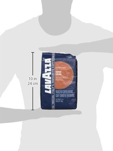 Lavazza Italian "Super Crema" Espresso Whole Bean Value Pack (3 x 2.2 lb bags)