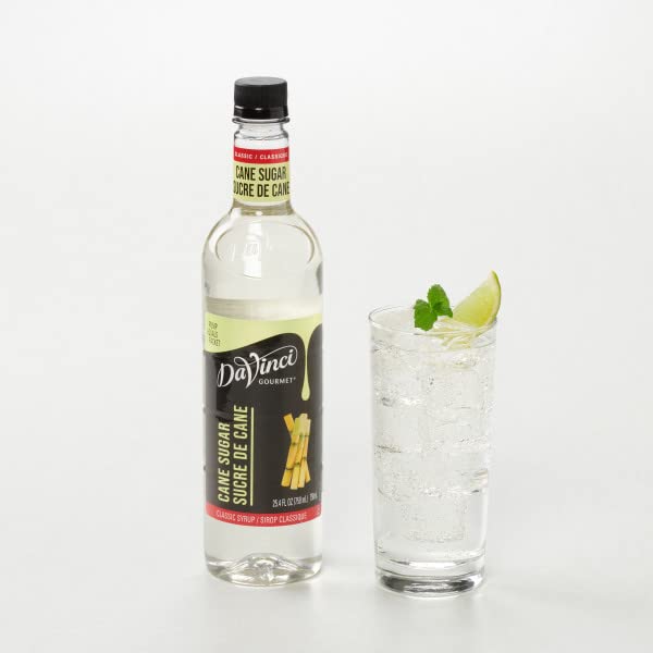 DaVinci Gourmet Classic Cane Sugar Syrup, 25.4 Fluid Ounces (Pack of 1)