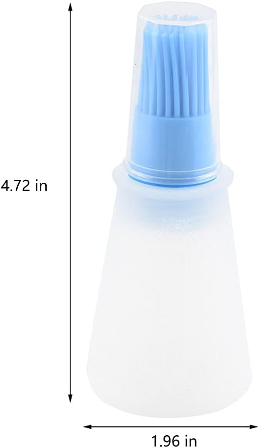 Silicone Oil bottle brush，BBQ/Pastry Basting Brushes,Silicone Cooking Grill Barbecue Baking Pastry Oil/Honey/Sauce Bottle Brush (4 PCS,green)