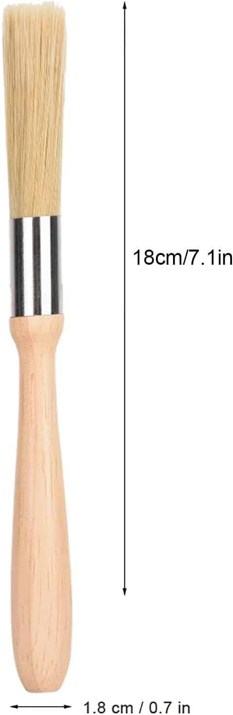 Coffee Grinder Cleaning Brush, Espresso Cleaning Brush Wooden Handle Espresso Machine Brush Cleaner Tool for Bean Grain Coffee Tool Home Kitchen