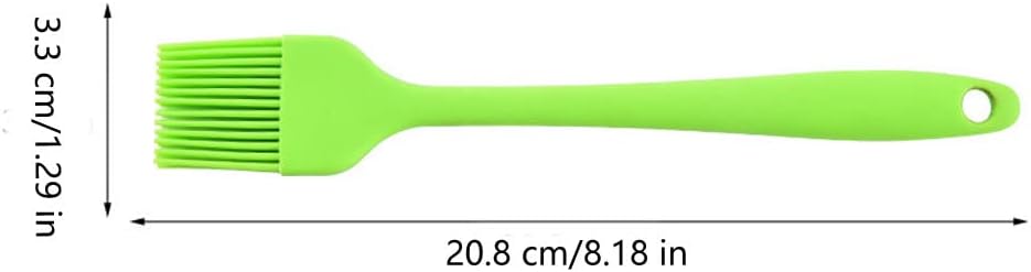 Silicone brush, Oil Brush for BBQ Kitchen Cooking Baking and Grilling(3 PCS,Orange)