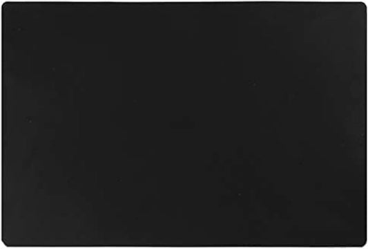 Extra Large Mulitpurpose Silicone Placemat,Countertop Protector, Kitchen Counter Mat, Table Mat, Heat Resistant, Washable, Non Slip (27.6x19.6 inch, Black-1pcs)