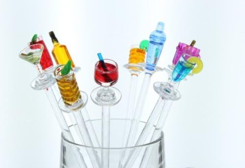 Prodyne Happy Hour Swizzle Sticks, Colors may vary