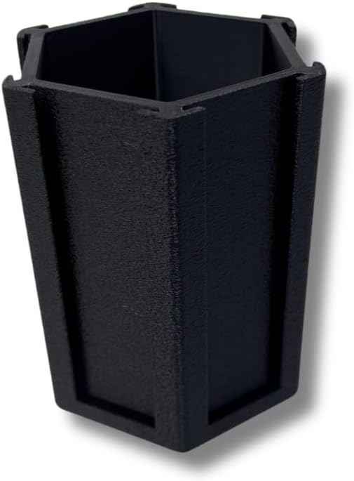 Espresso Coffee Pod Holder & Organizer | Espresso Capsule Kitchen Display Carousel | Holds 18 Pods | Made in USA (Black)