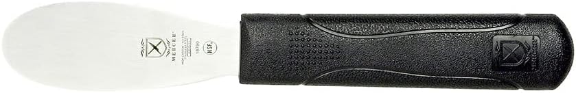 Mercer Culinary Millennia Plain Edge Spreader, 3.5 Inch Blade, Black Handle