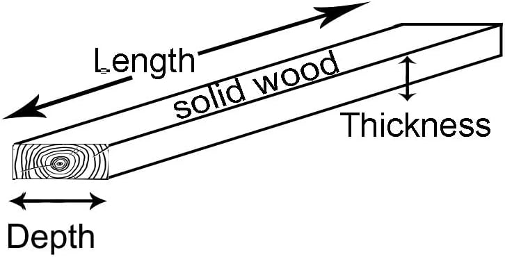 Modern Timber Craft Reclaimed Wood Floating Wall Shelf | Solid Rustic American Barnwood, Floating Shelf Brackets | 2.75" Thickness | 36" L x 5" D, Rustic Original - Unfinished, 2 Pack