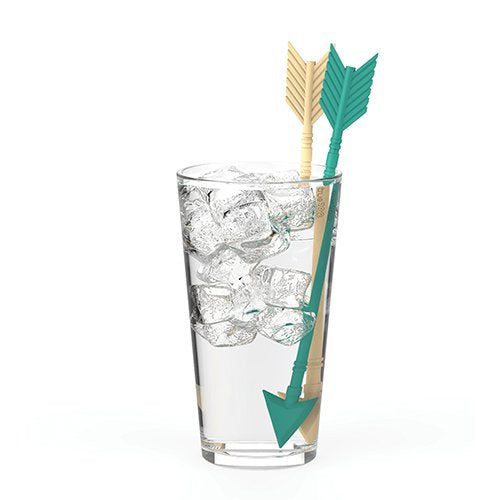 TrueZoo 4217 Arrow Stir Sticks, 0.2" Height, 2" Width, 8" Length (Pack of 12)