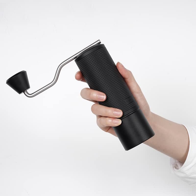 TIMEMORE Chestnut ESP Manual Coffee Grinder with Patented Stainless Steel Conical Burr - Precise Adjustable Setting, Hand Coffee Been Grinder for Espresso Moka French Press Pour Over - Black