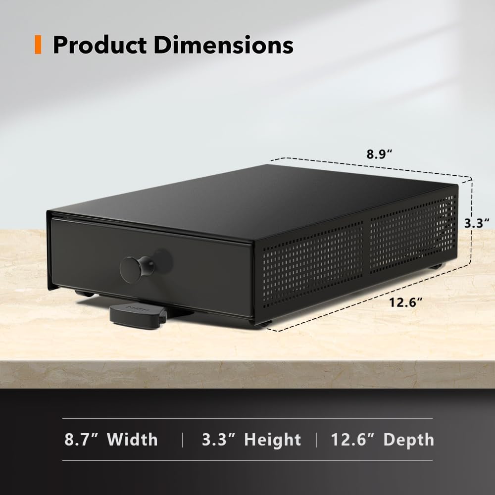 SICHEER K Cup Organization Storage Drawer Maker K Cup Holder Sliding Tray Pull out Coffee Pod Organizer Rolling Stand Countertop Maker Stand Rack Capsules Compatible with Keurig Accessories 24 Pods