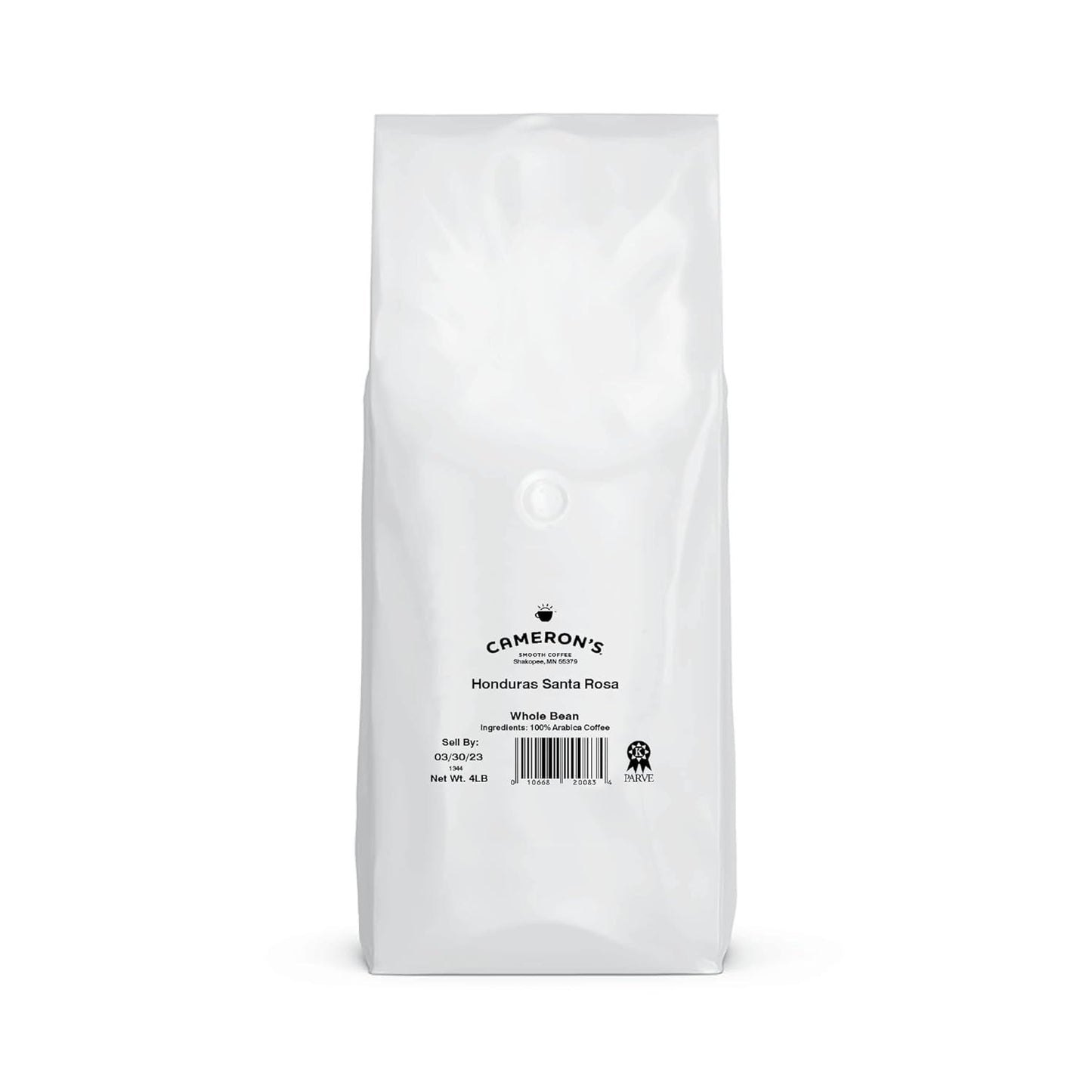 Cameron's Coffee Roasted Whole Bean Coffee, Honduras Santa Rosa, 4 Pound
