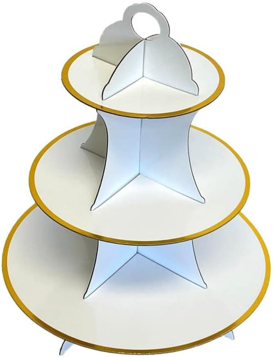 White Cupcake Stand, 3 Tier Cupcake Stand